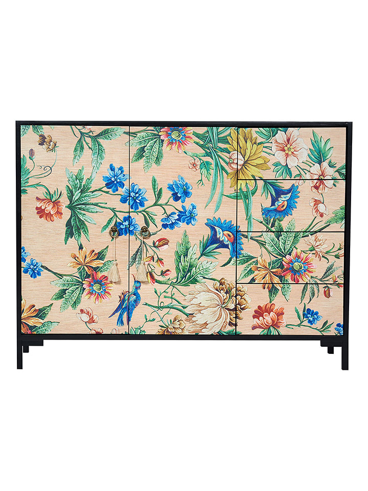 Madre Selva Kredens "Wilma" ze wzorem - 113 x 75 x 45 cm rozmiar: onesize