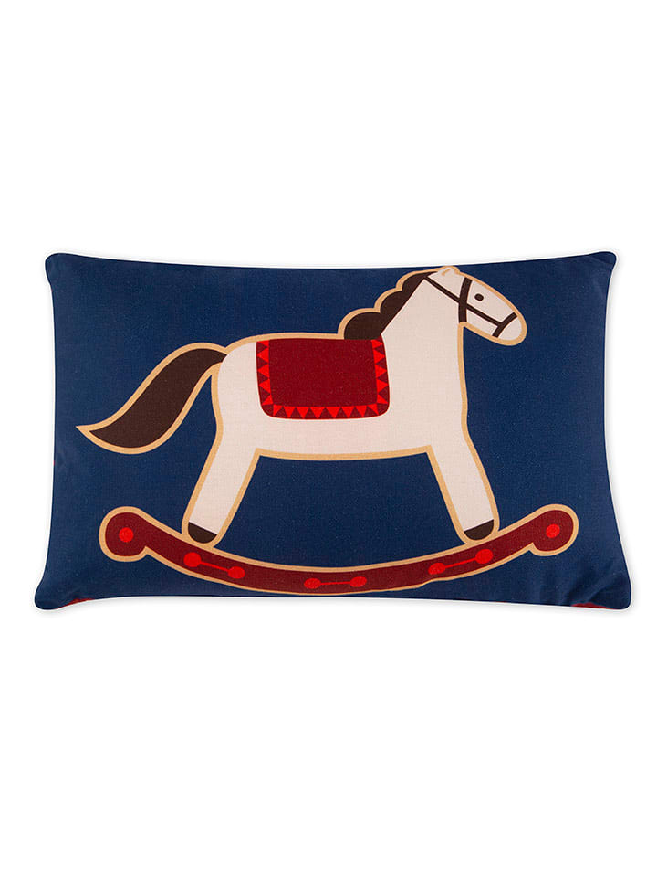 Trendy Kitchen by EXCÉLSA Poduszka "Vintage Christmas" w kolorze czerwono-granatowym - 30 x 45 cm rozmiar: onesize