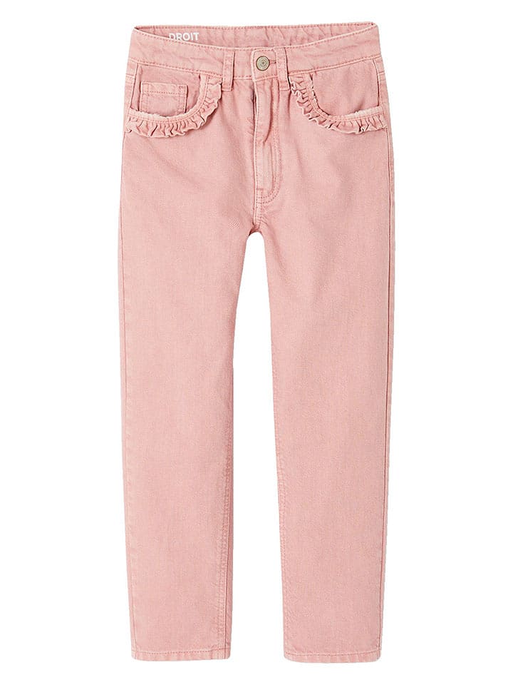 vertbaudet Spodnie w kolorze jasnoróżowym rozmiar: 128