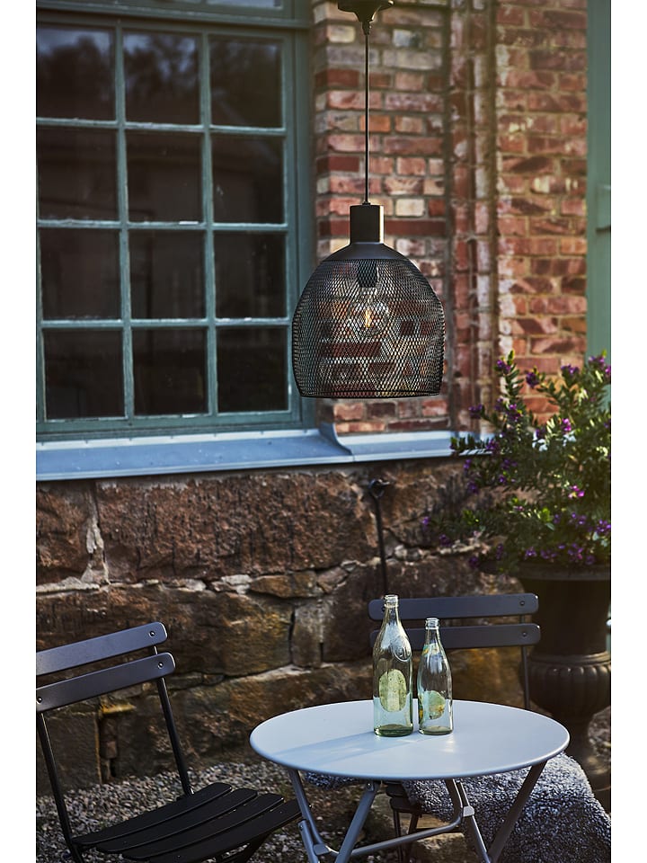 STAR Trading Solarna zawieszka dekoracyjna LED "Sunlight" w kolorze czarnym - 29 x 35 cm rozmiar: onesize