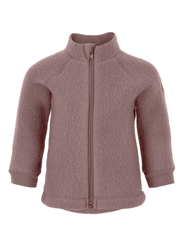 mikk-line Wełniana kurtka w kolorze szaroróżowym rozmiar: 98