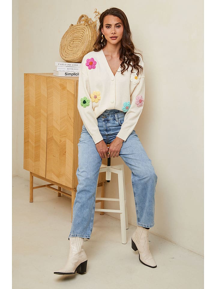 Soft Cashmere Kardigan w kolorze beżowym rozmiar: 38/40