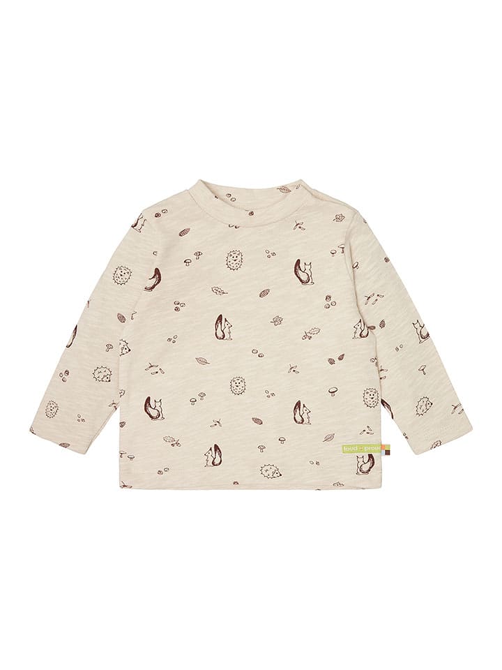 loud + proud Koszulka w kolorze beżowym rozmiar: 86/92