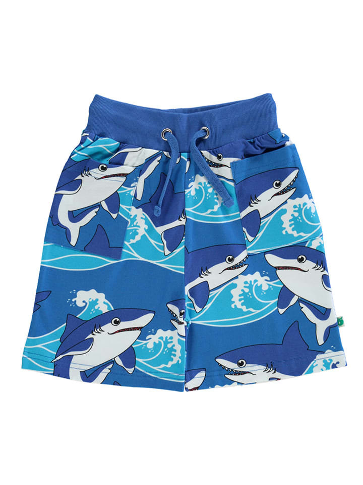 Småfolk Szorty w kolorze niebieskim rozmiar: 86/92