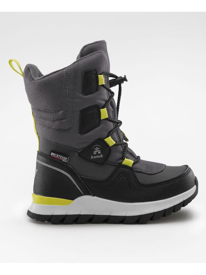 Kamik Kozaki zimowe "Bouncer 2" w kolorze antracytowym rozmiar: 33