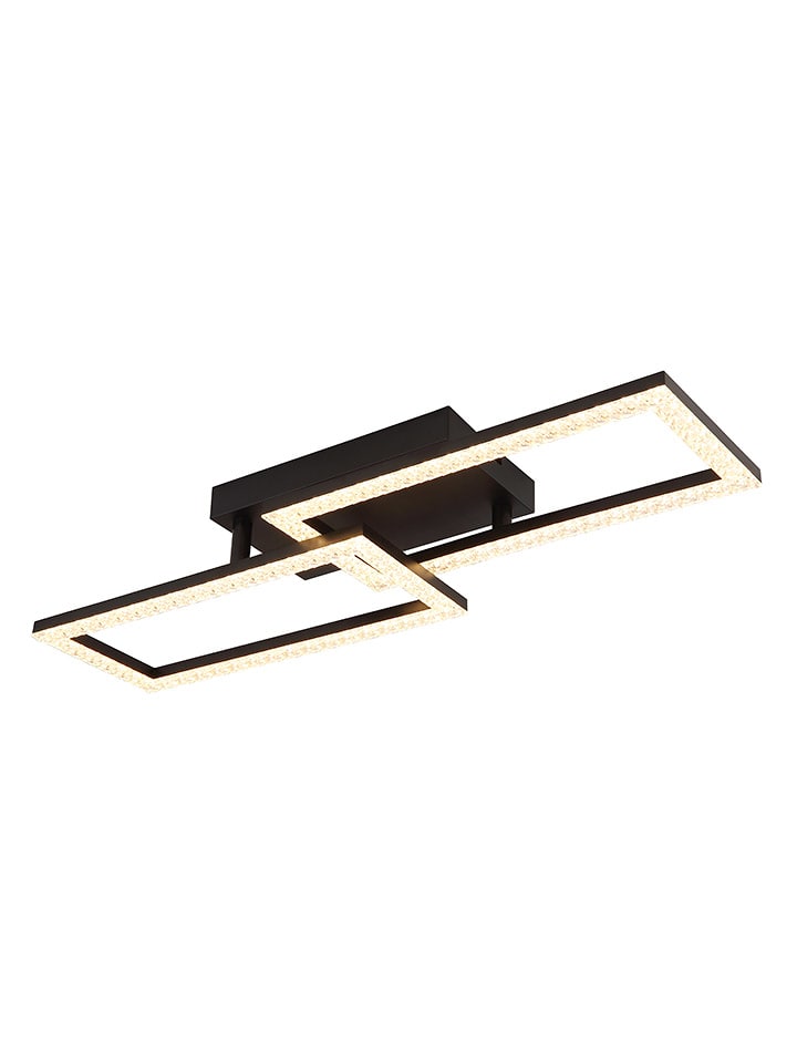 Globo lighting Lampa sufitowa LED "Sapena" w kolorze czarnym - 61,5 x 9,3 x 19,5 cm rozmiar: onesize