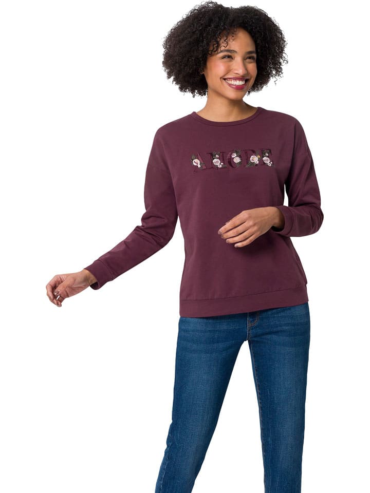 Heine Bluza w kolorze ciemnofioletowym rozmiar: 48