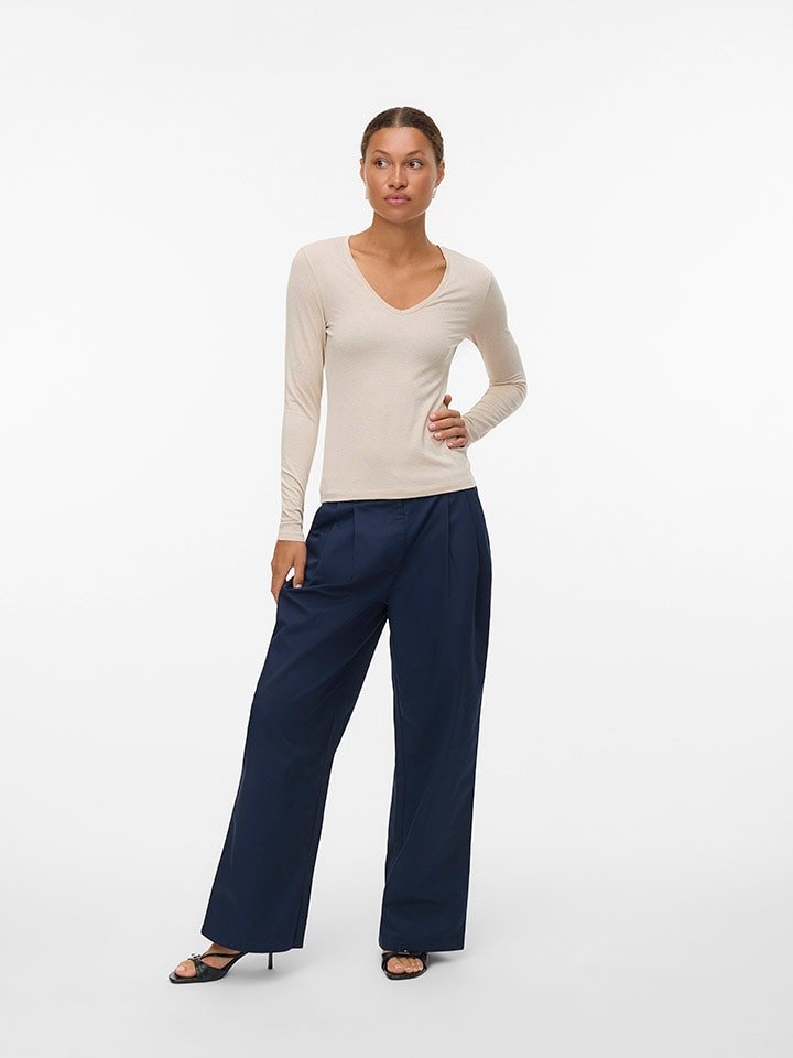 Vero Moda Koszulka w kolorze beżowym rozmiar: M