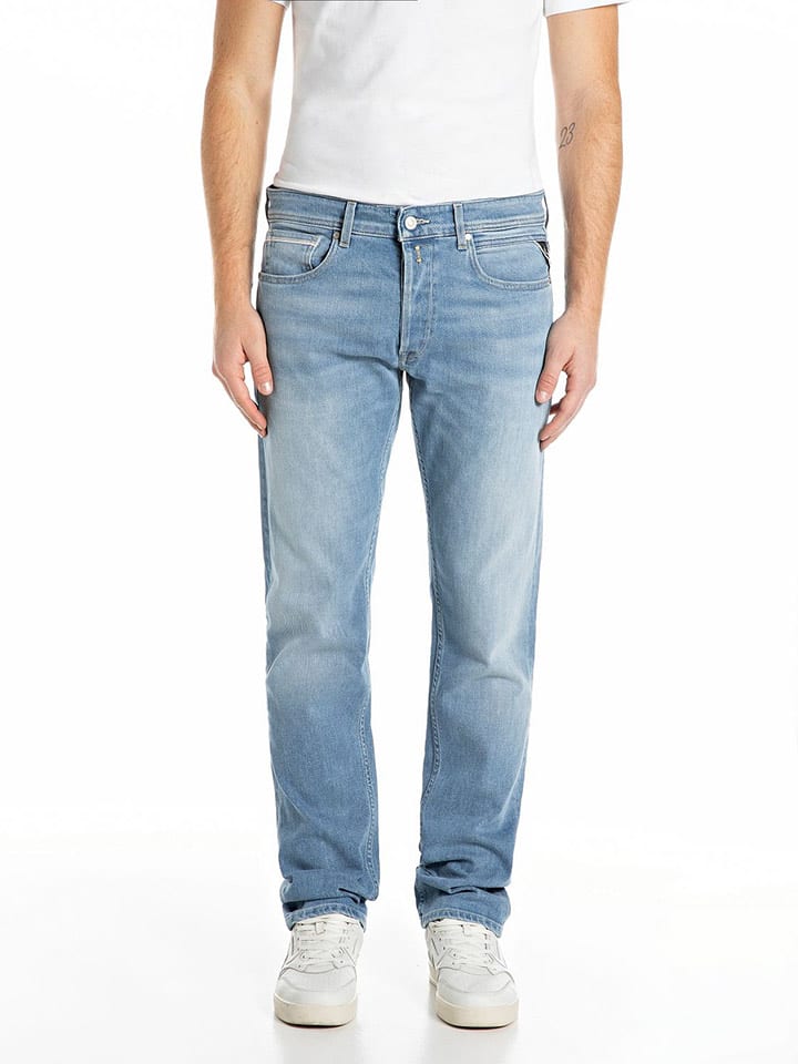 Replay Dżinsy - Regular fit - w kolorze błękitnym rozmiar: W36/L34