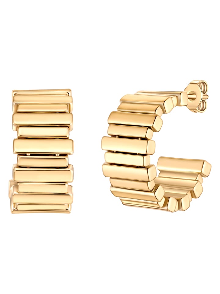 Yokoamii Pozłacane kolczyki-półkreole rozmiar: onesize