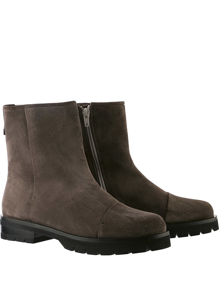 Högl Skórzane botki "Theo" w kolorze antracytowym rozmiar: 40