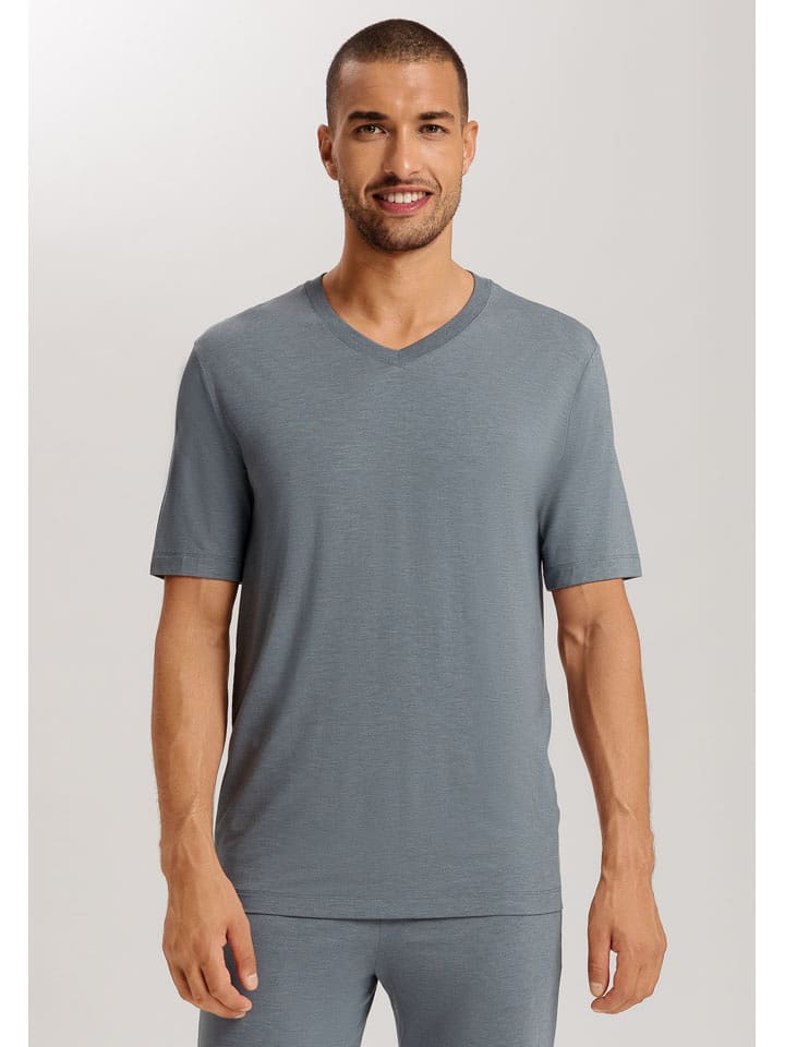 Hanro Koszulka piżamowa w kolorze szarym rozmiar: XL