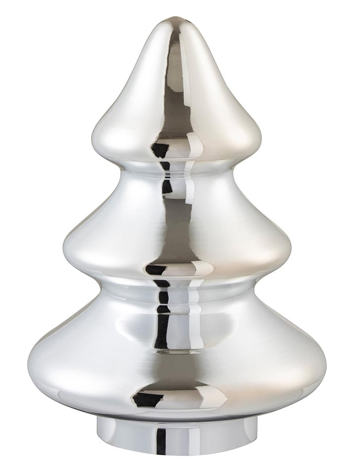 J Line Figurka dekoracyjna w kolorze srebrnym - wys. 27 cm rozmiar: onesize