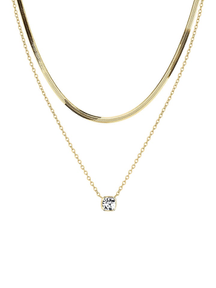 Tamaris Naszyjniki (2 szt.) z elementem ozdobnym - dł. 50 cm rozmiar: onesize