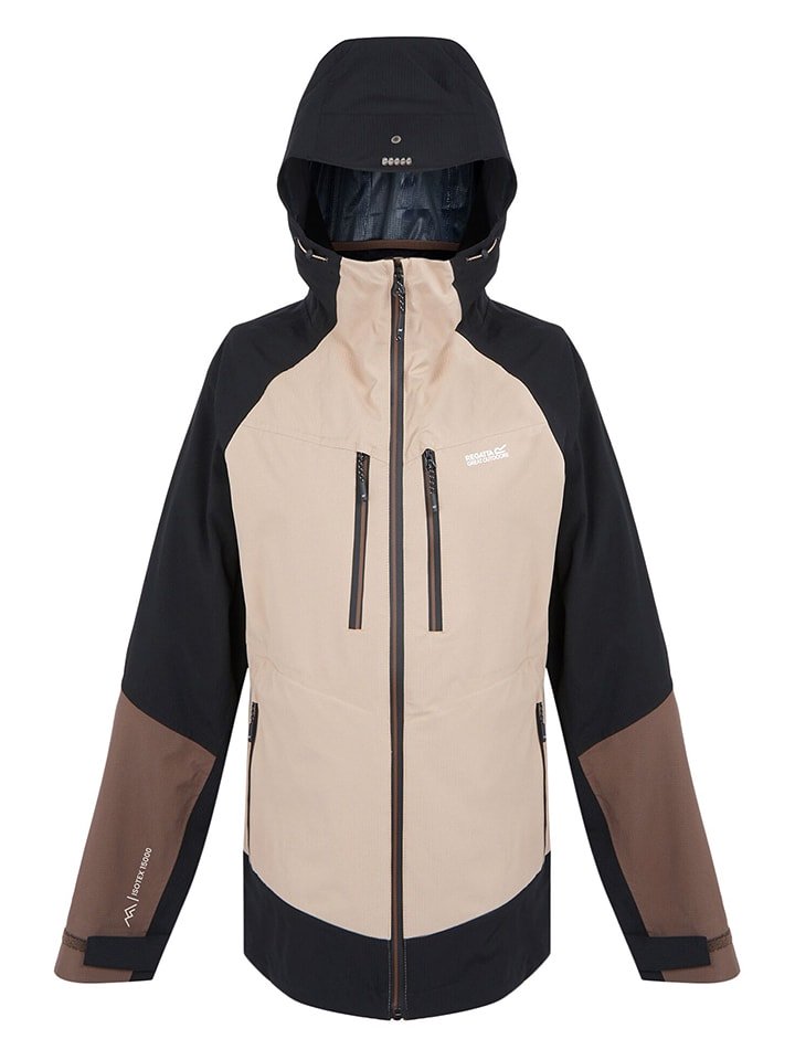 Regatta Kurtka funkcyjna 3w1 "Carletta IX" w kolorze beżowo-czarnym rozmiar: 46