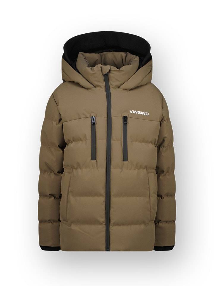 Vingino Kurtka zimowa "Tigel" w kolorze beżowym rozmiar: 128