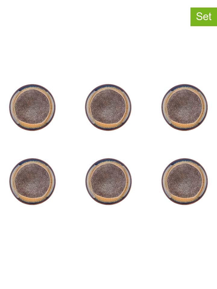 Björn Talerze (6 szt.) "Genesis" w kolorze jasnobrązowym - Ø 16,5 cm rozmiar: onesize