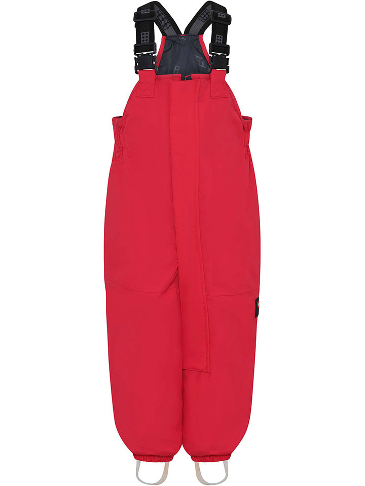 LEGO Spodnie narciarskie "Lwpuelo 700'' w kolorze czerwonym rozmiar: 98