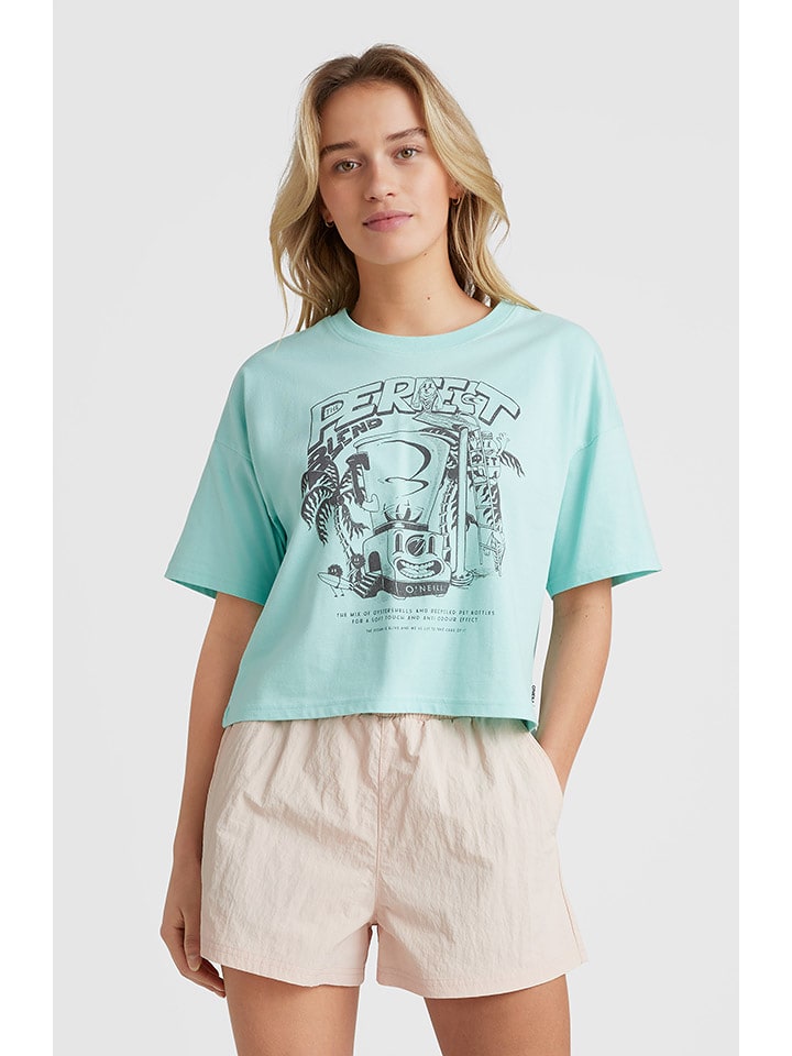 O'Neill Koszulka "Stream" w kolorze turkusowym rozmiar: M