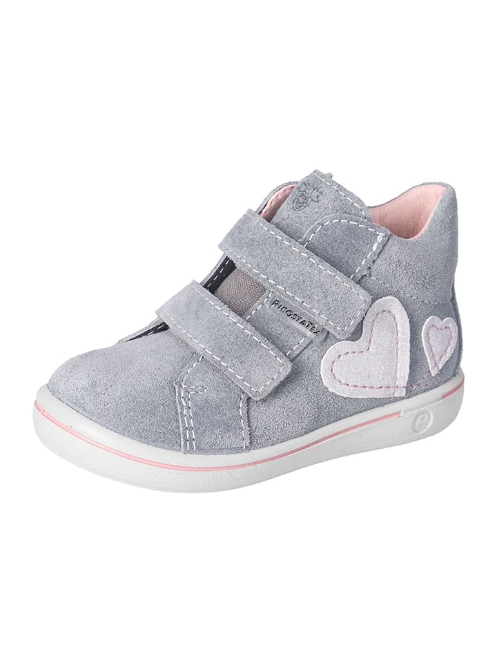 PEPINO Skórzane botki "Senta" w kolorze szarym rozmiar: 22