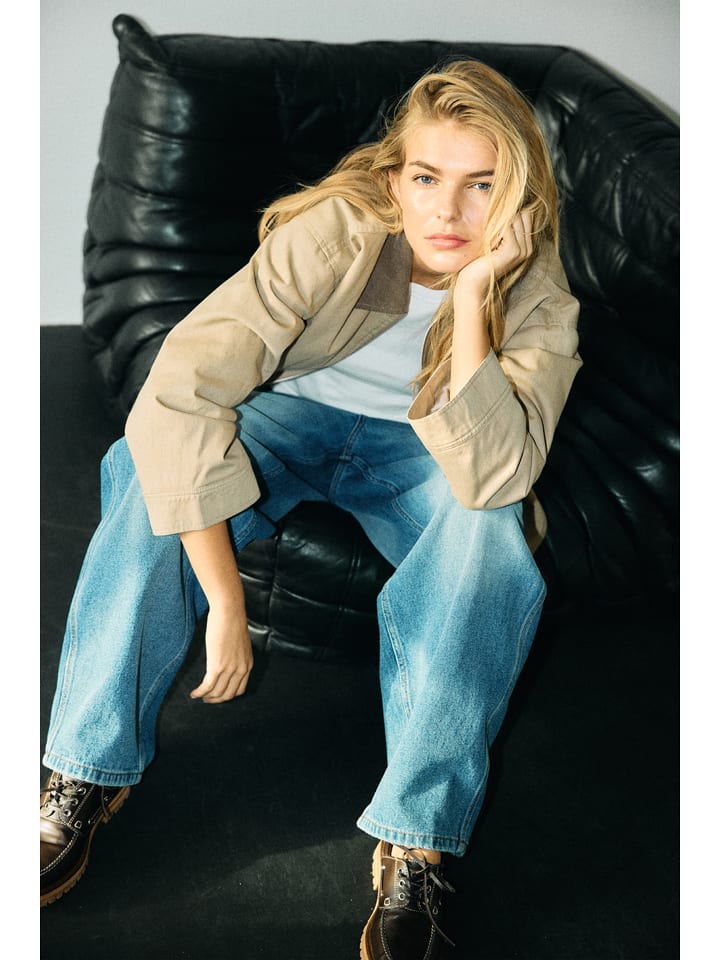 Noisy may Kurtka przejściowa w kolorze beżowym rozmiar: XS