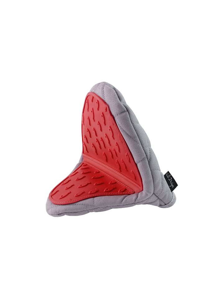 Vialli Design Rękawica kuchenna w kolorze szaro-czerwonym rozmiar: onesize