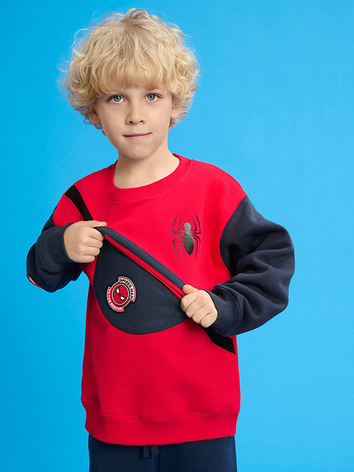 COOL CLUB Bluza w kolorze czerwono-granatowym rozmiar: 134