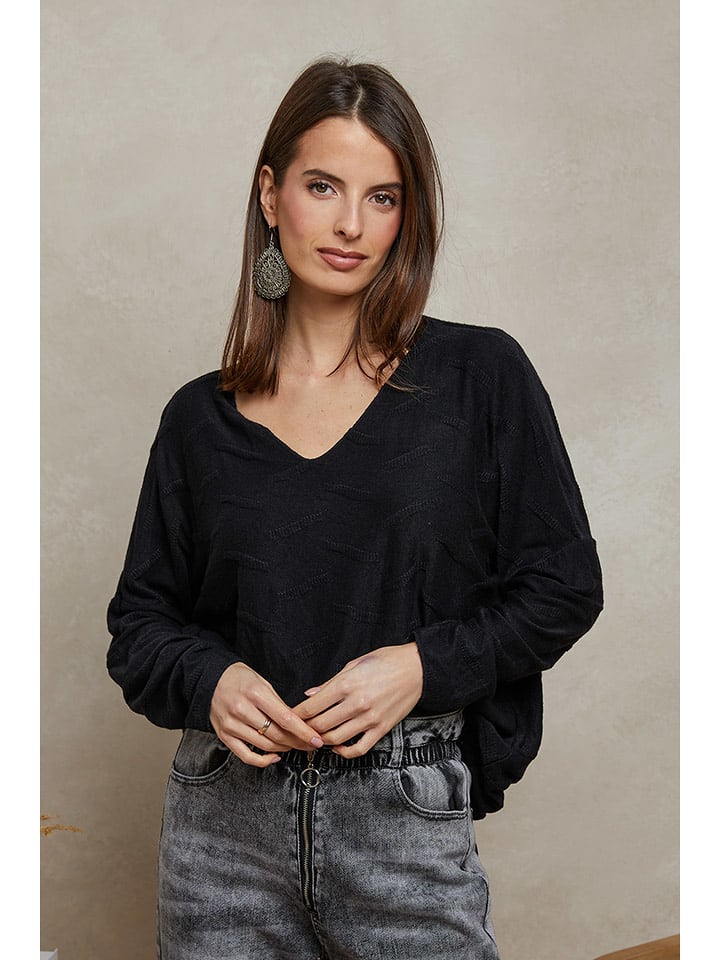 Plume Sweter "Clux" w kolorze czarnym rozmiar: M