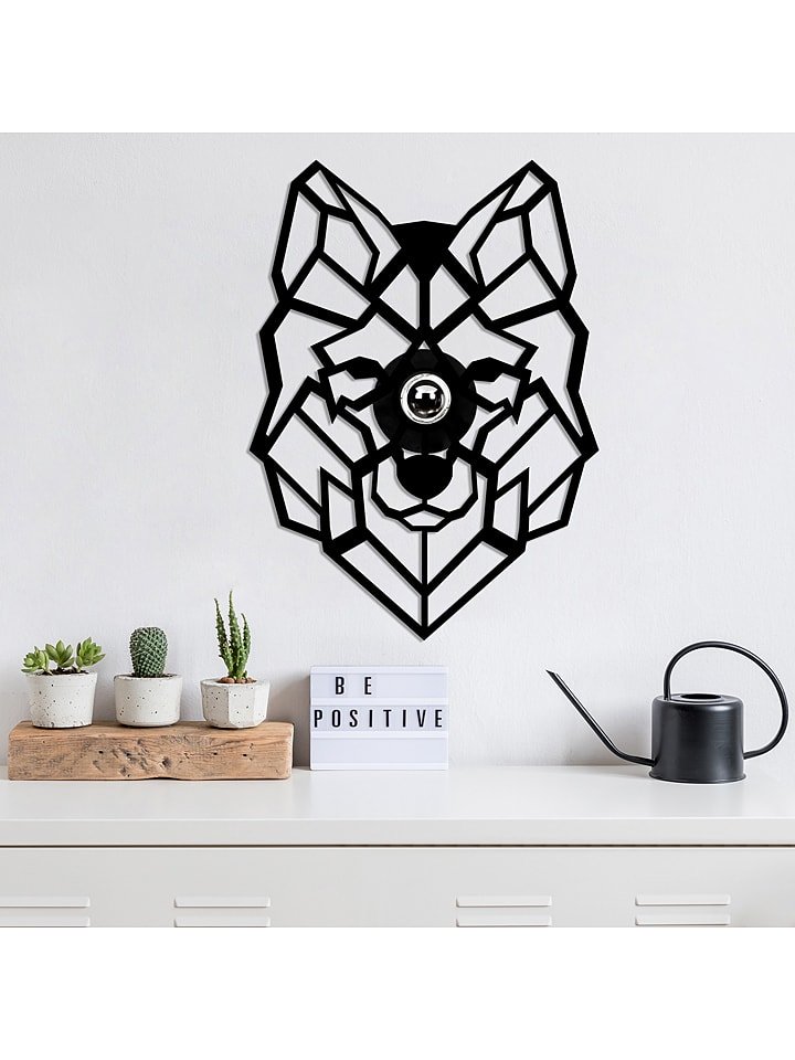 Opviq Lampa ścienna w kolorze czarnym - 40 x 54 cm rozmiar: onesize