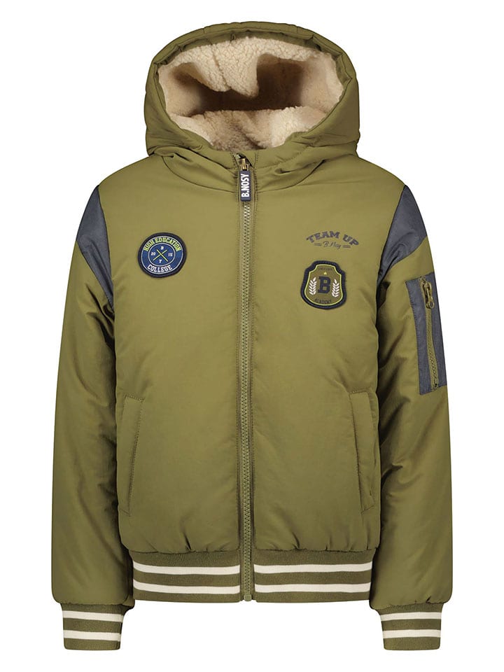 B.Nosy Kurtka przejściowa "Joshua" w kolorze khaki rozmiar: 122/128