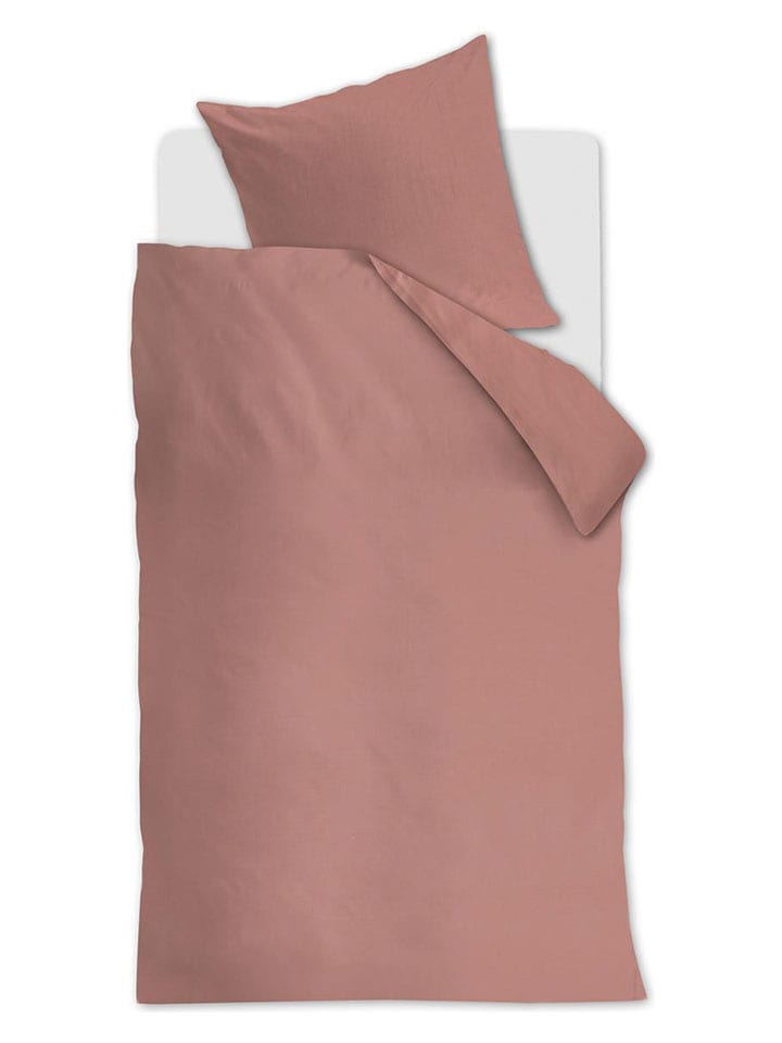 At Home Komplet pościeli "Easy" w kolorze jasnoróżowym rozmiar: 135x200 cm