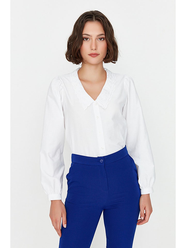 trendyol Koszulka w kolorze białym rozmiar: 36