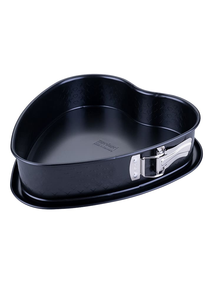 Zenker Tortownica w kolorze granatowym w kształcie serca - 25 x 7 cm rozmiar: onesize