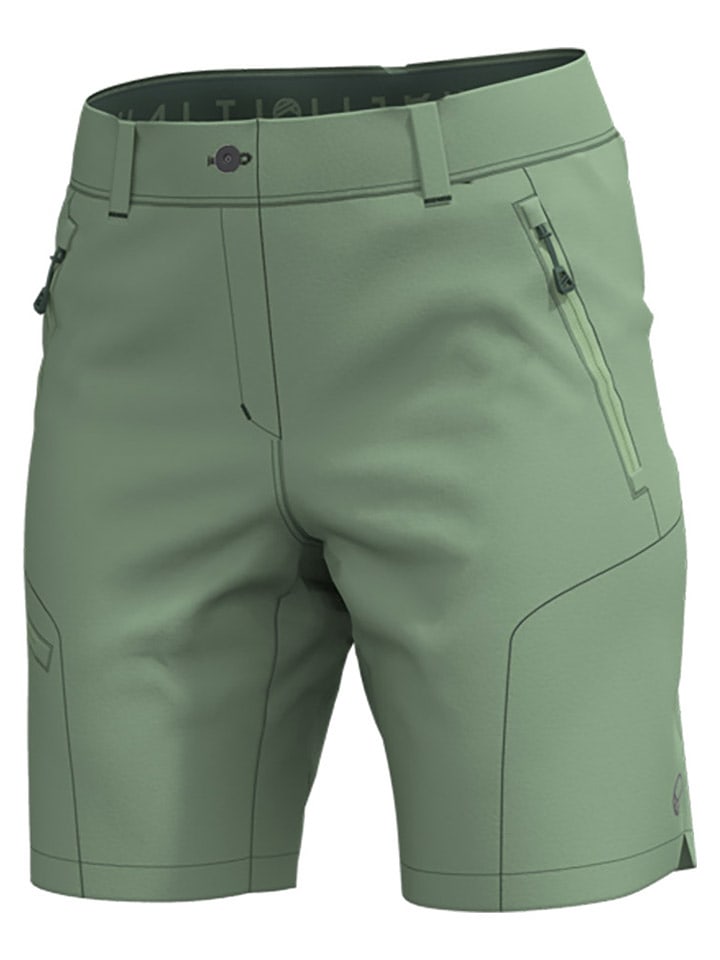 Halti Szorty funkcyjne "Pallas Cool" w kolorze zielonym rozmiar: 36