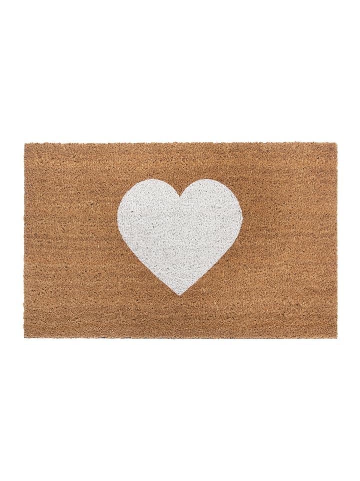 Hanse Home Wycieraczka w kolorze jasnobrązowym z włókna kokosowego rozmiar: 45x75 cm