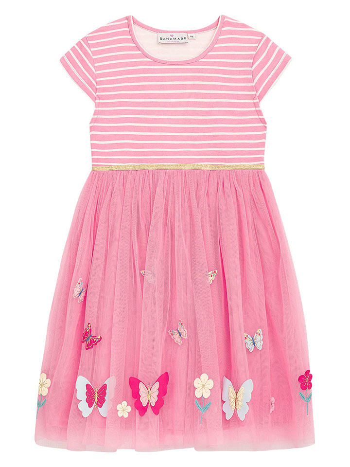 Danamade Sukienka "Diasmina" w kolorze różowym rozmiar: 146