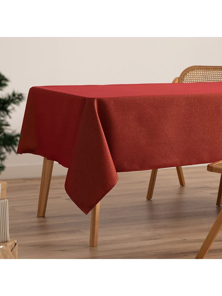 GAMUSI Obrus "Lights" w kolorze czerwonym rozmiar: 140x240 cm