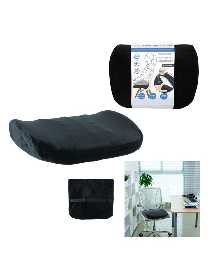 The Concept Factory Poduszka w kolorze biało-czarnym do siedzenia - 42 x 9 x 33 cm rozmiar: onesize