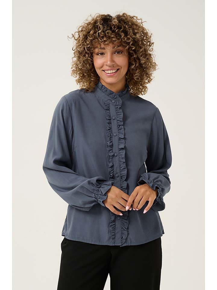 Cream Bluzka w kolorze niebieskoszarym rozmiar: 38