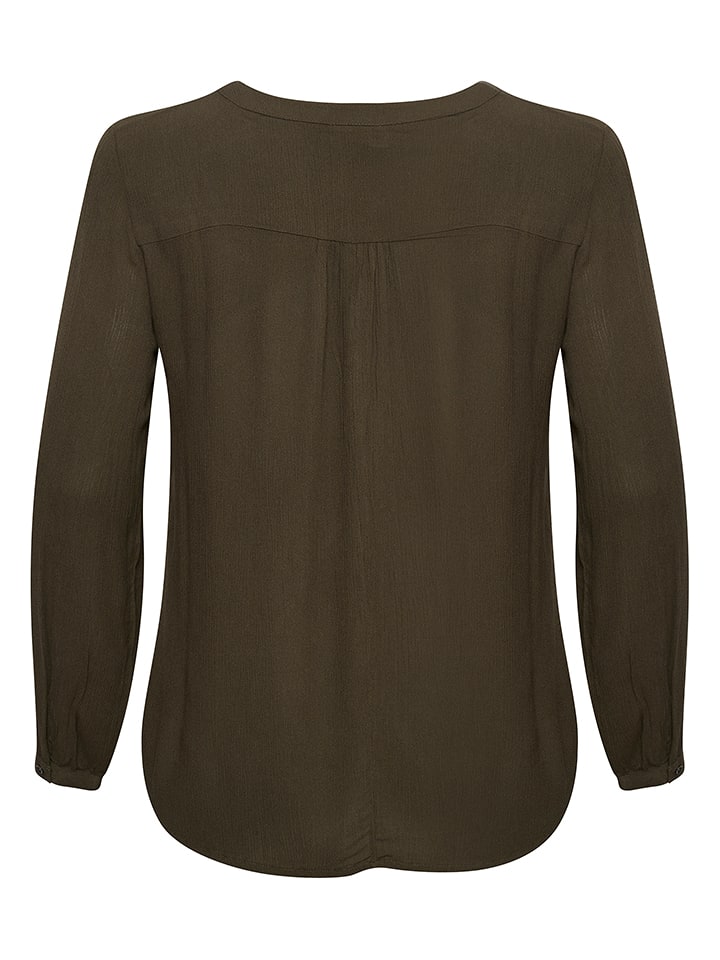 KAFFE curve Bluzka w kolorze brązowym rozmiar: 44