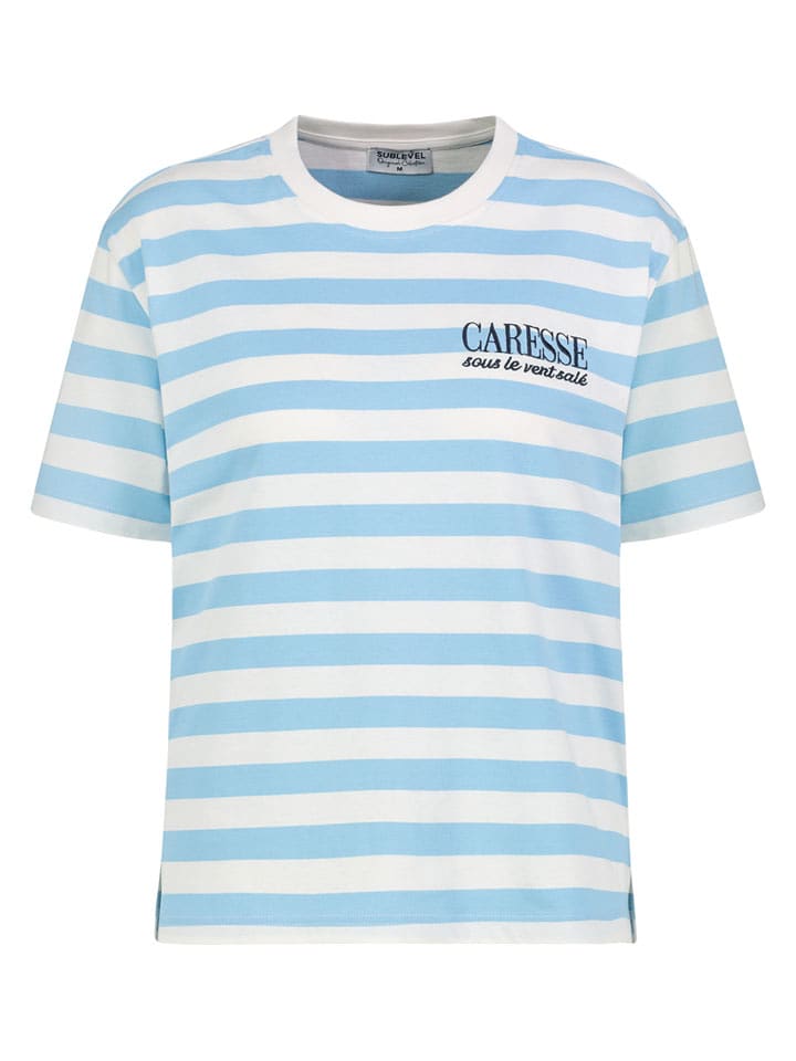 Sublevel Koszulka w kolorze błękitnym rozmiar: XL