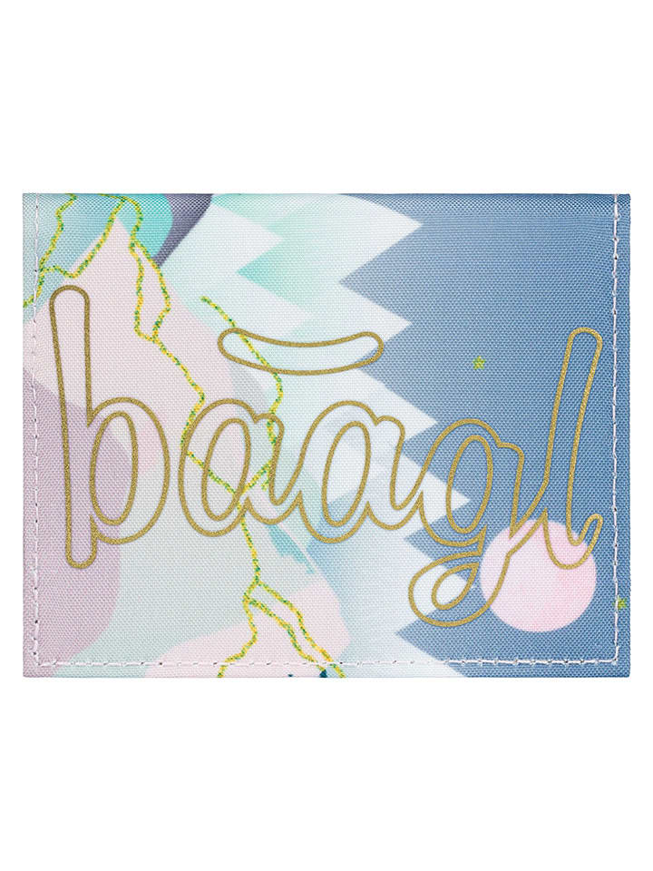 BAAGL Portfel "Moon" w kolorze jasnoróżowo-niebieskim rozmiar: onesize