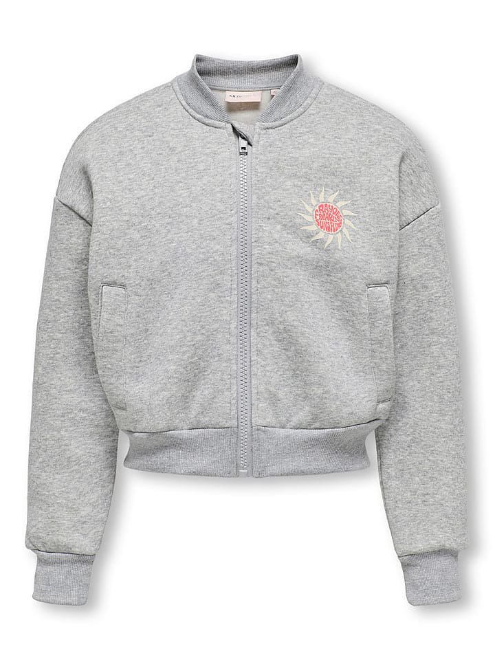 KIDS ONLY Kurtka przejściowa "Lovely" w kolorze szarym rozmiar: 134/140