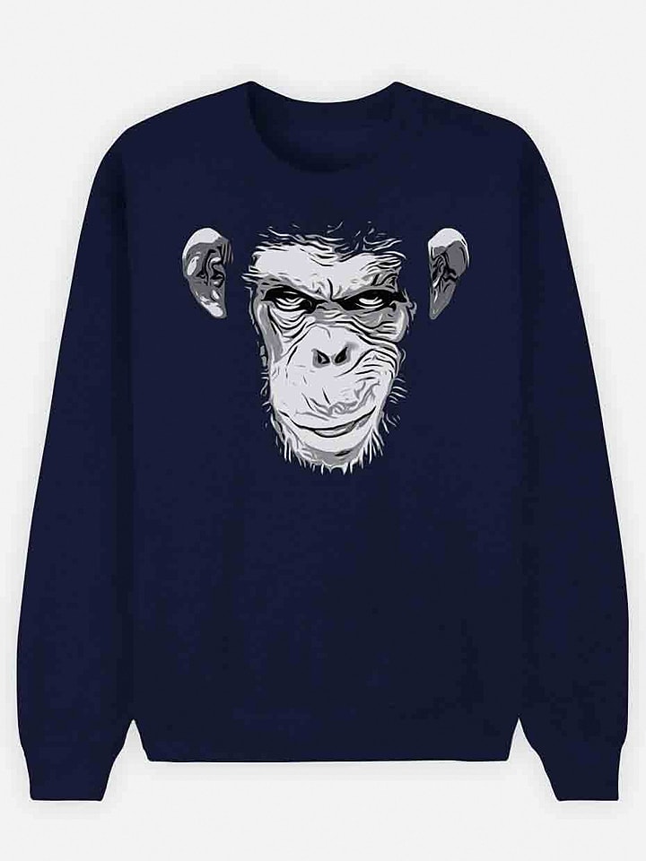 WOOOP Bluza "Evil Monkey" w kolorze granatowym rozmiar: XXL
