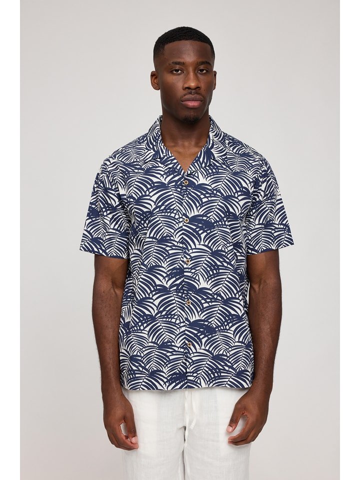 MAZINE Koszula "Resort" w kolorze granatowym rozmiar: S