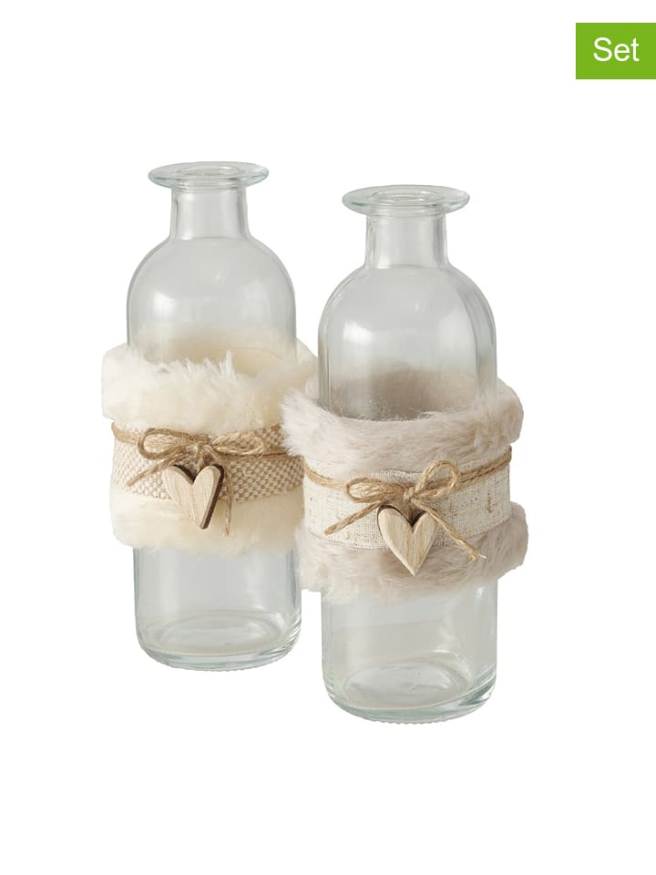 Boltze Wazony (2 szt.) "Lanja" - wys. 16 cm rozmiar: onesize