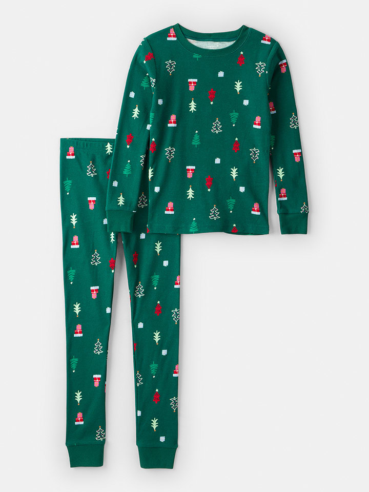 carter's Piżama w kolorze zielonym rozmiar: 122