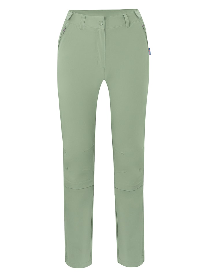 Westfjord Spodnie funkcyjne Zipp-Off "Skardsvik" w kolorze zielonym rozmiar: XL