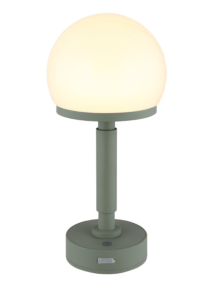 Globo lighting Lampa stołowa LED w kolorze zielonym - wys. 29,5 x Ø 14 cm rozmiar: onesize