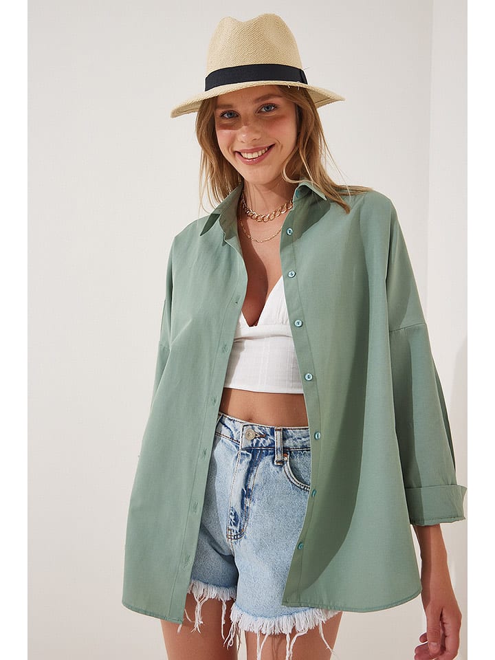 Happiness Istanbul Koszula w kolorze miętowym rozmiar: 40